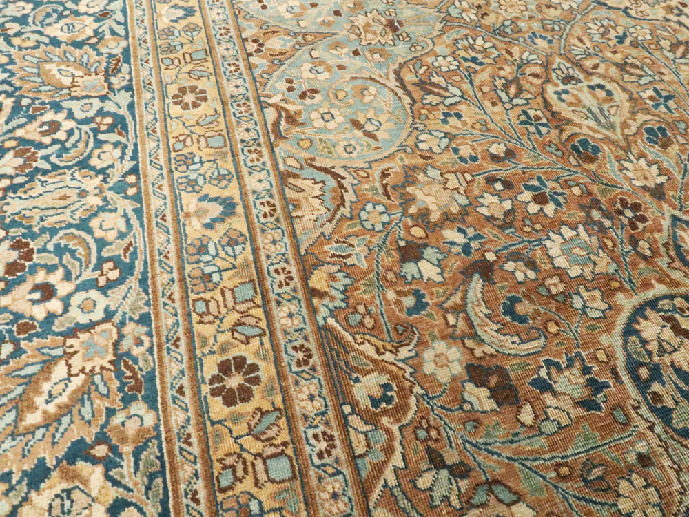 Antique Persian Mashad Carpet, No.18484 - Galerie Shabab