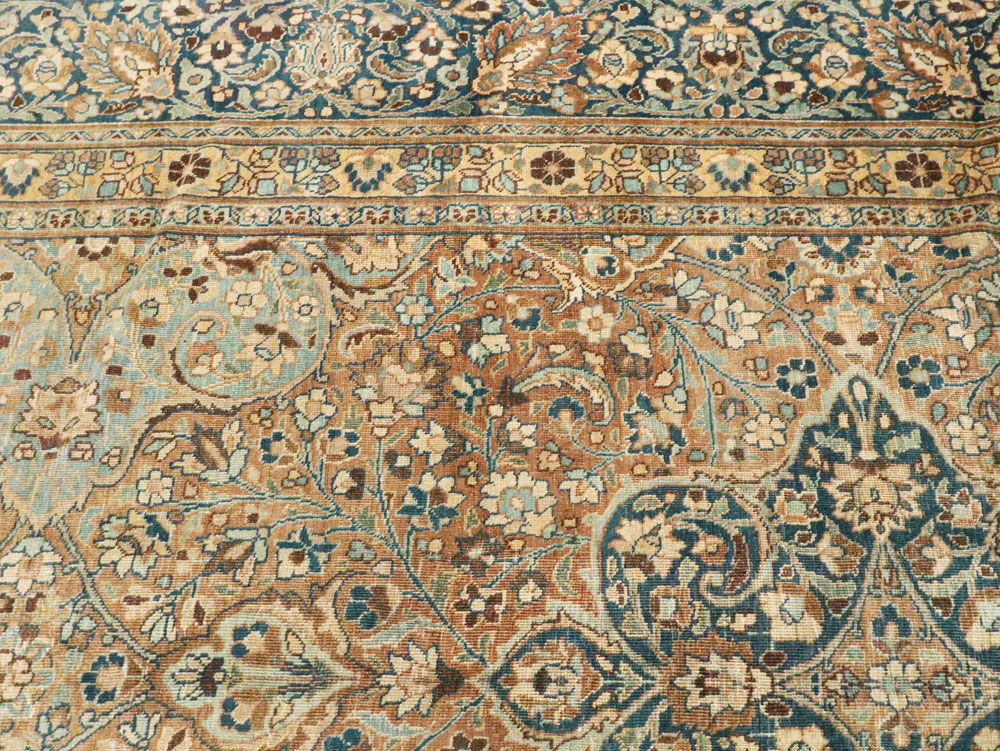 Antique Persian Mashad Carpet, No.18484 - Galerie Shabab