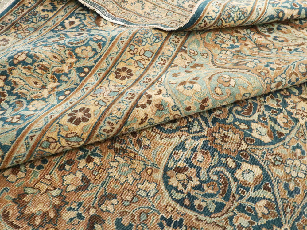 Antique Persian Mashad Carpet, No.18484 - Galerie Shabab