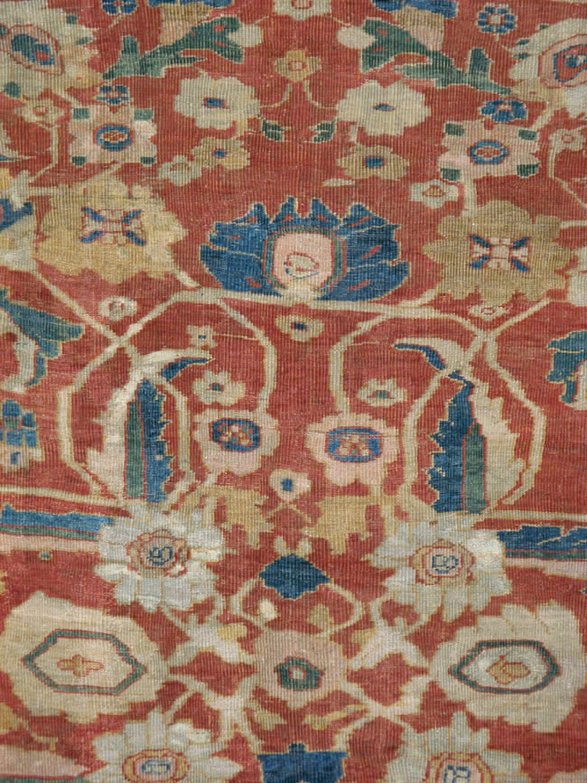 Antique Persian Sultanabad Carpet, No.18486 - Galerie Shabab