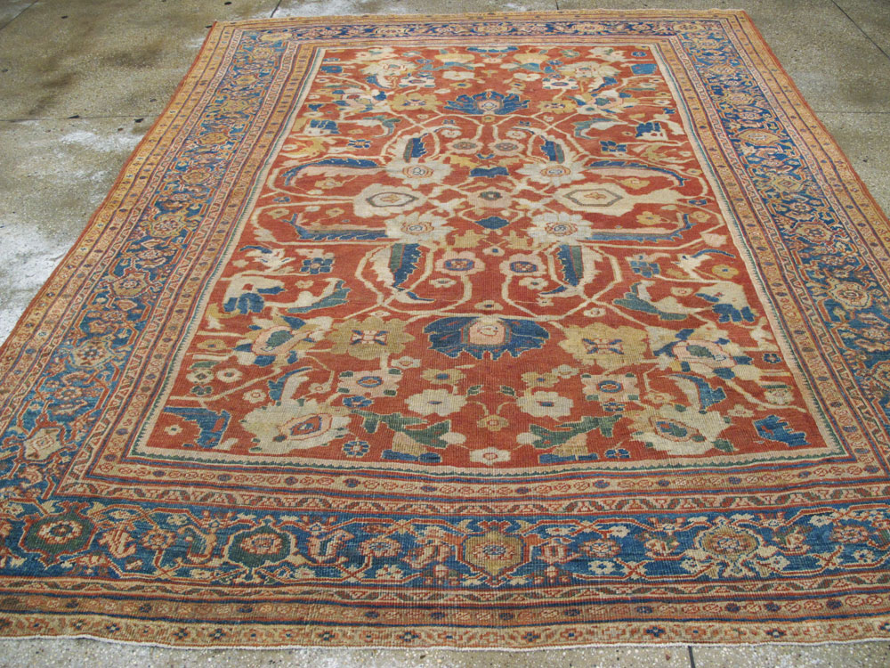 Antique Persian Sultanabad Carpet, No.18486 - Galerie Shabab