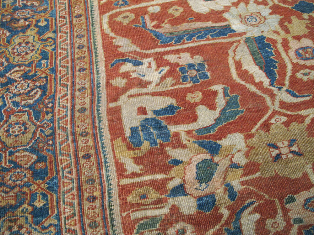 Antique Persian Sultanabad Carpet, No.18486 - Galerie Shabab