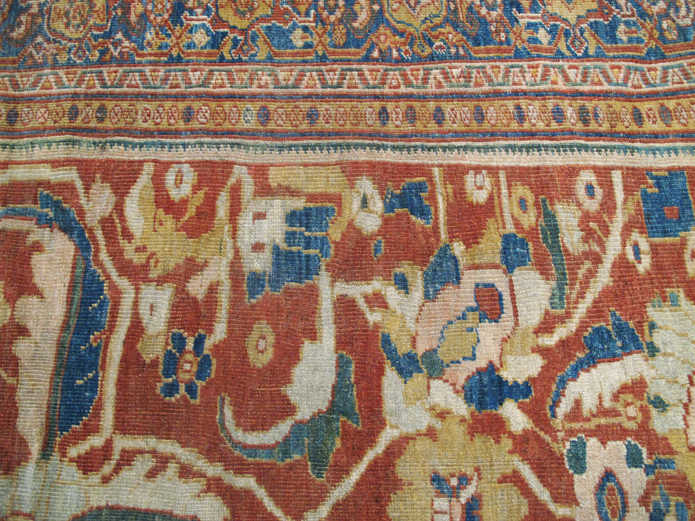 Antique Persian Sultanabad Carpet, No.18486 - Galerie Shabab