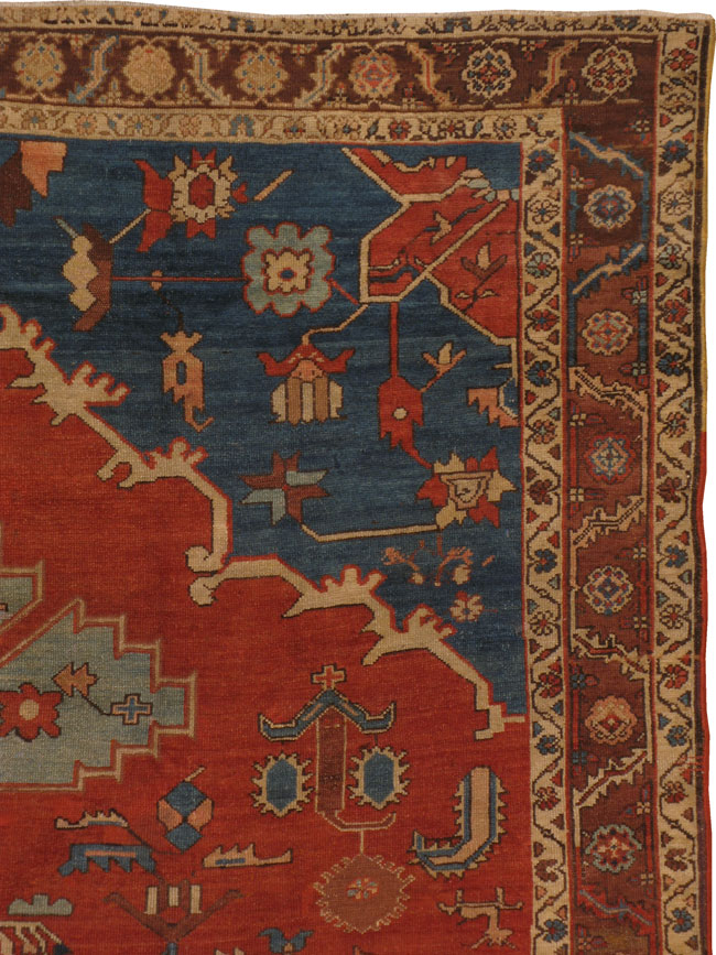 Antique Persian Serapi Carpet, No.18487 - Galerie Shabab