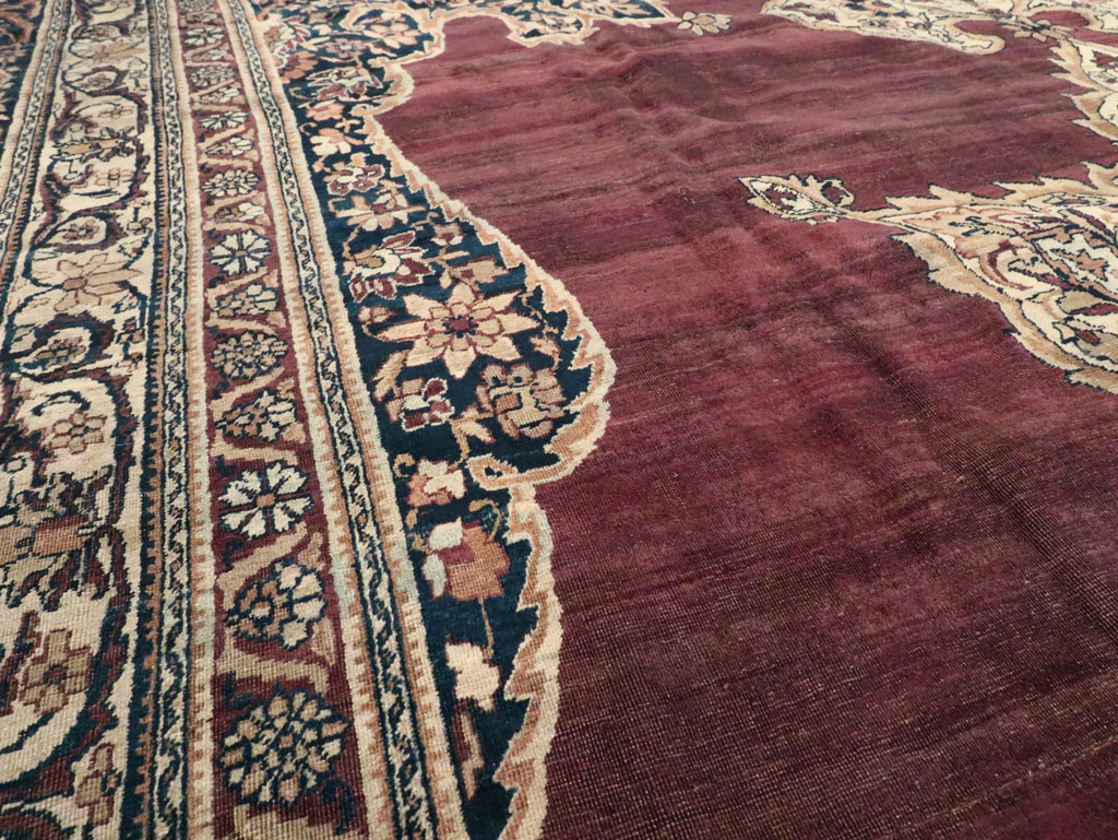 Antique Persian Lavar Kerman Carpet, No.18494 - Galerie Shabab