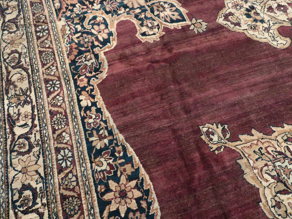 Antique Persian Lavar Kerman Carpet, No.18494 - Galerie Shabab
