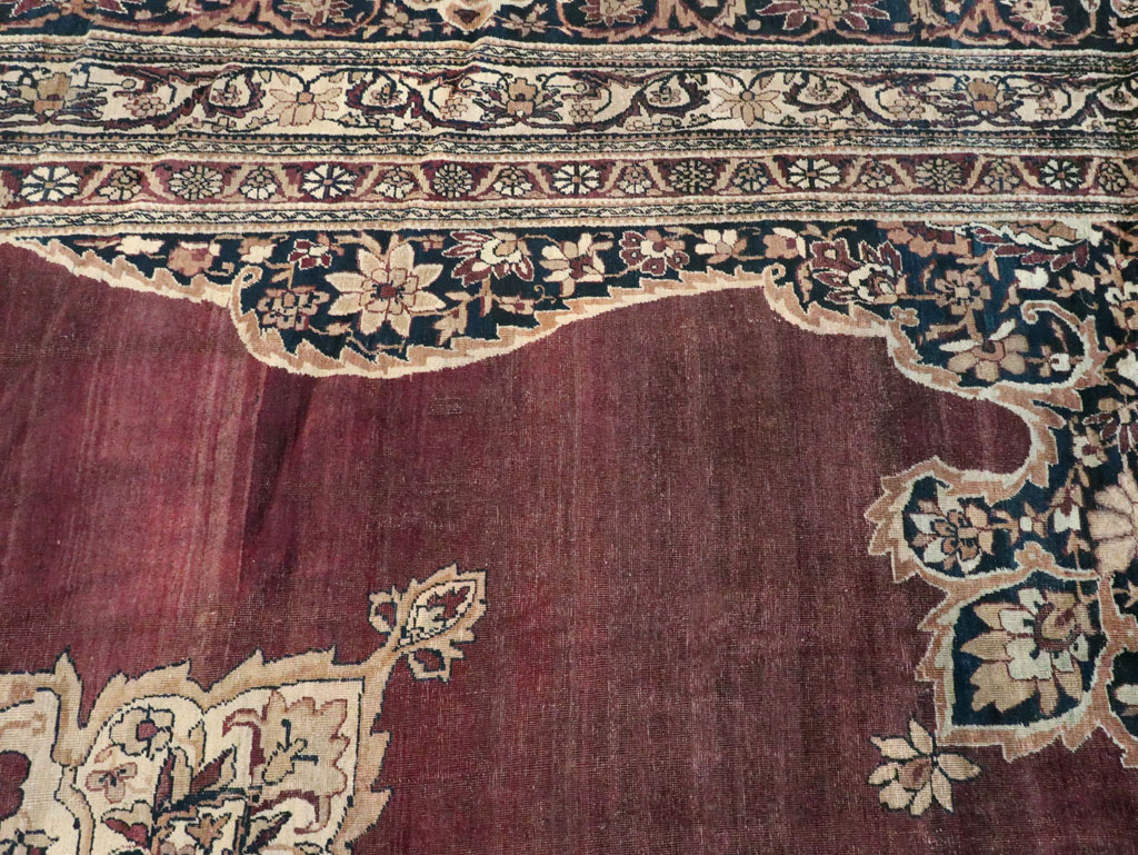 Antique Persian Lavar Kerman Carpet, No.18494 - Galerie Shabab