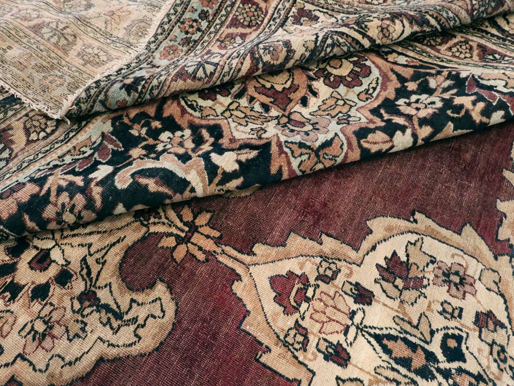 Antique Persian Lavar Kerman Carpet, No.18494 - Galerie Shabab