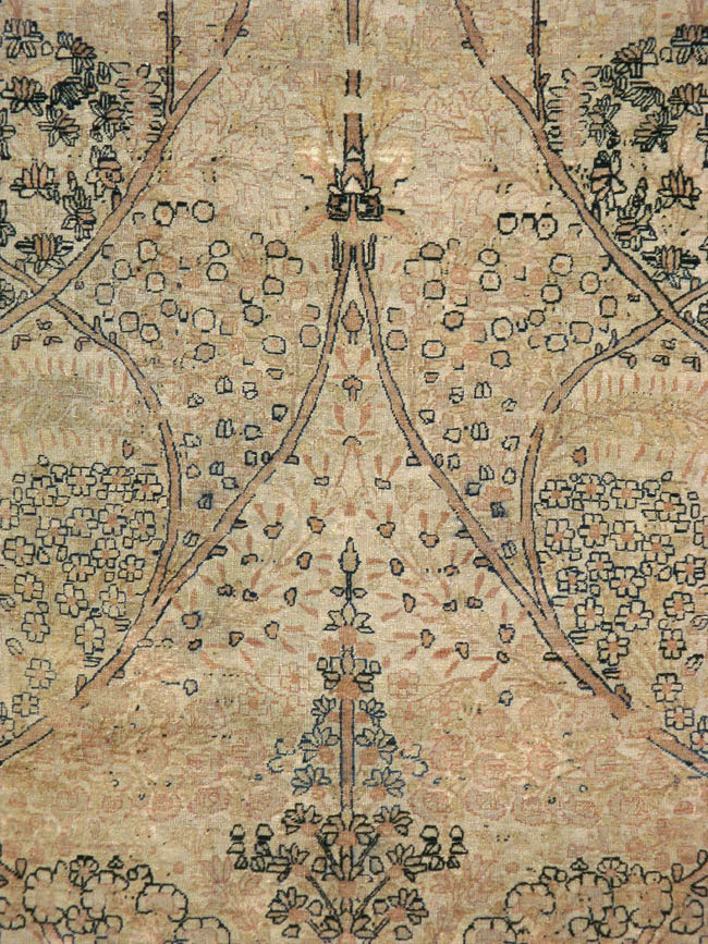 Antique Persian Lavar Kerman Carpet, No.18498 - Galerie Shabab