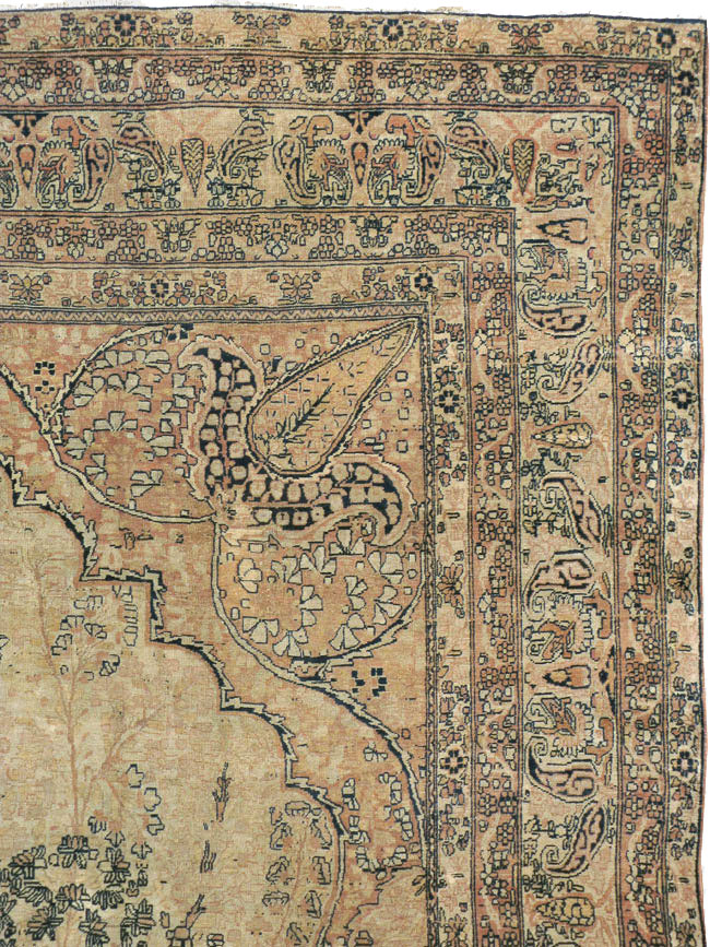 Antique Persian Lavar Kerman Carpet, No.18498 - Galerie Shabab