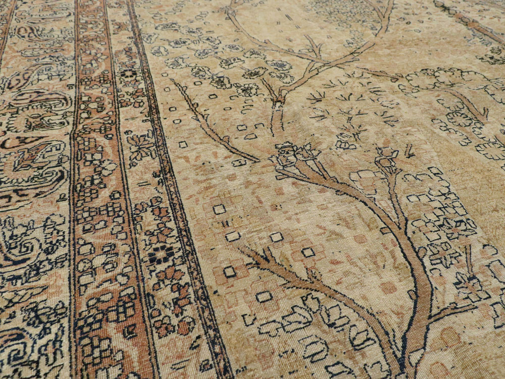 Antique Persian Lavar Kerman Carpet, No.18498 - Galerie Shabab