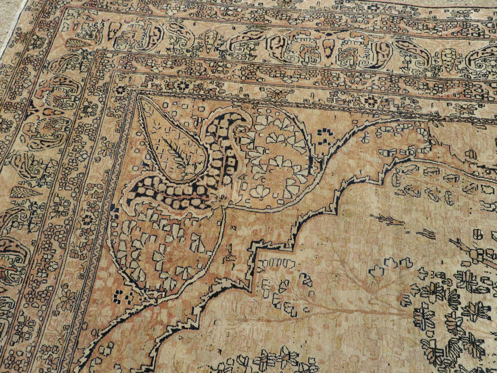 Antique Persian Lavar Kerman Carpet, No.18498 - Galerie Shabab