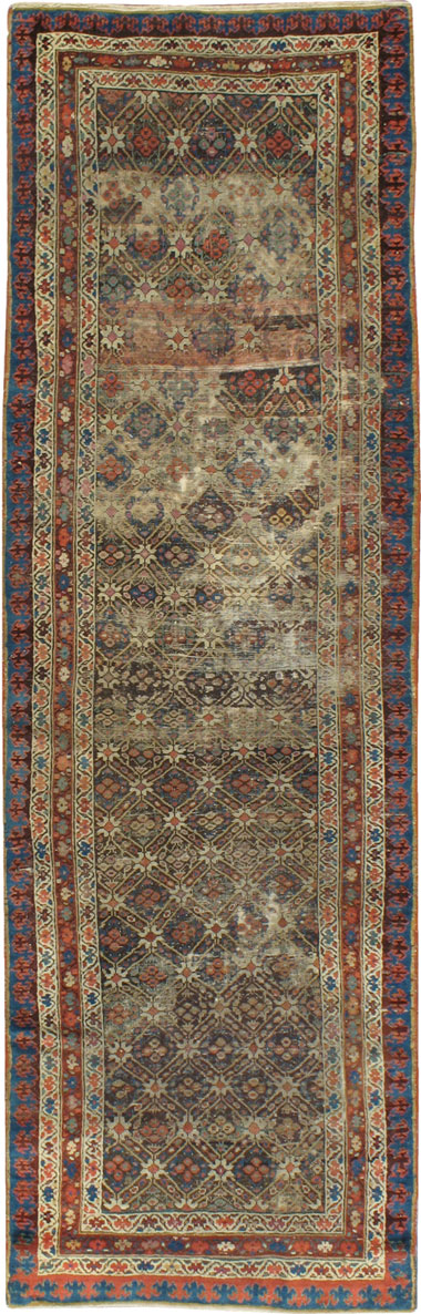 Distressed Kurdish Rug, No.18500 - Galerie Shabab
