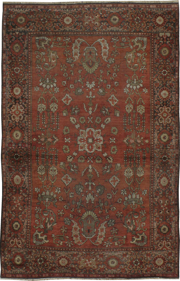 Antique Sarouk Fereghan Rug, No.18503 - Galerie Shabab