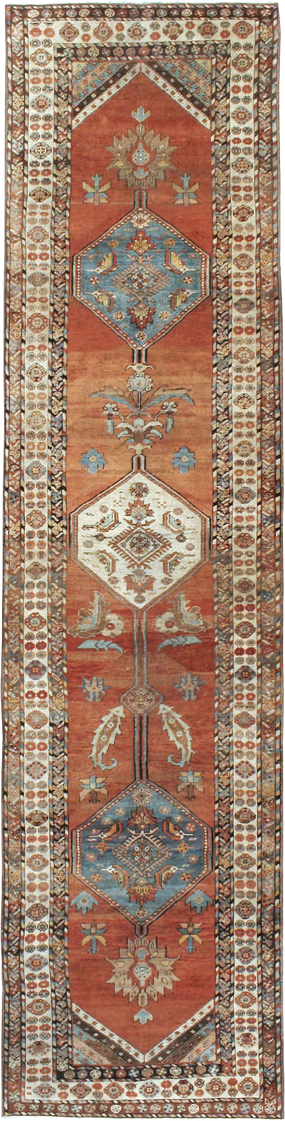 Antique Persian Bakshaish Runner, No.18508 - Galerie Shabab