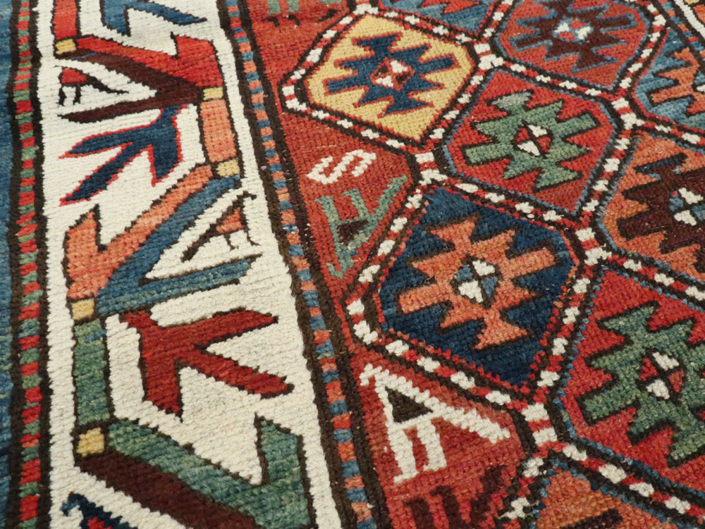 Antique Kazak Runner, No.18509 - Galerie Shabab
