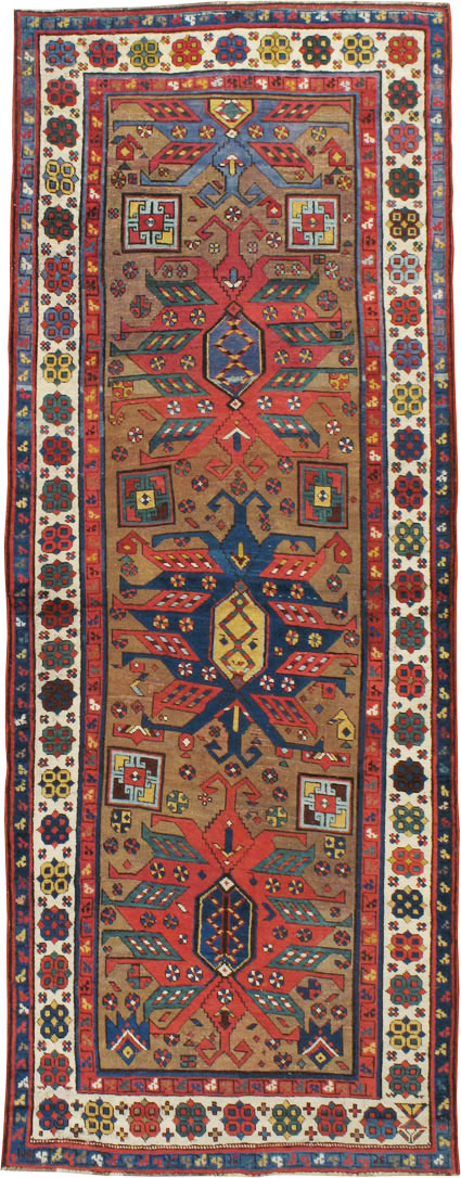 Antique Caucasian Kazak Rug, No.18514 - Galerie Shabab