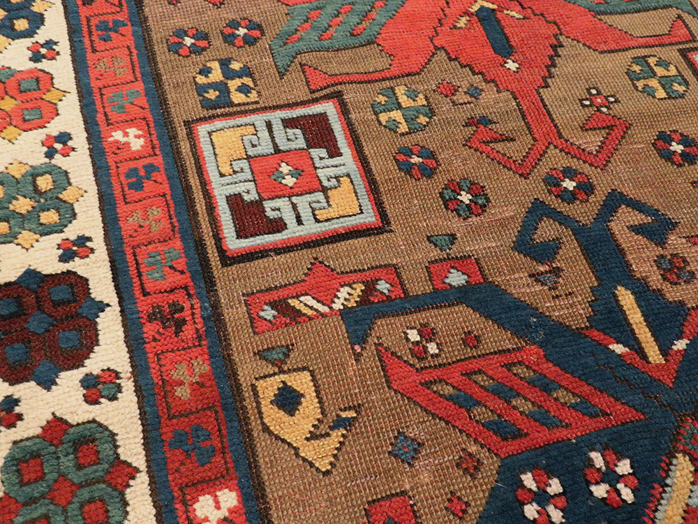 Antique Caucasian Kazak Rug, No.18514 - Galerie Shabab