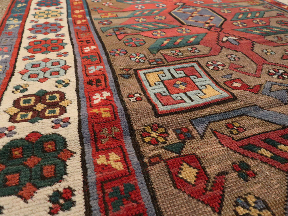 Antique Caucasian Kazak Rug, No.18514 - Galerie Shabab