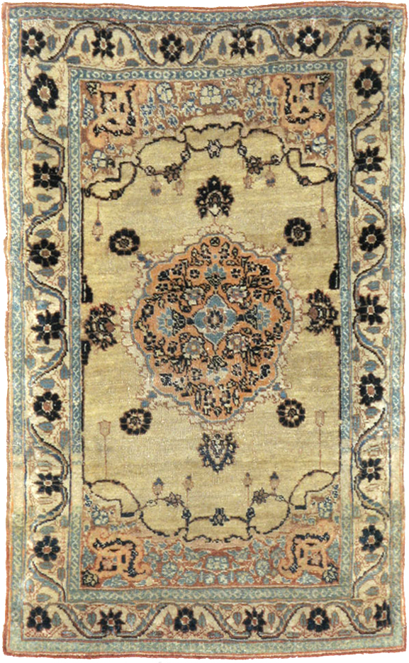 Antique Persian Tabriz Hagi Jalili Rug, No.18516 - Galerie Shabab