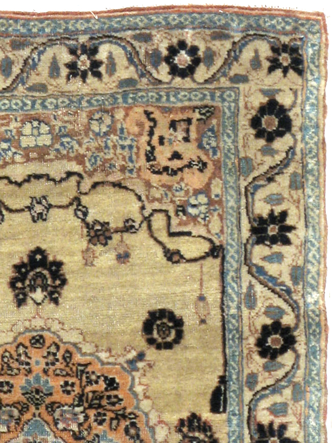 Antique Persian Tabriz Hagi Jalili Rug, No.18516 - Galerie Shabab