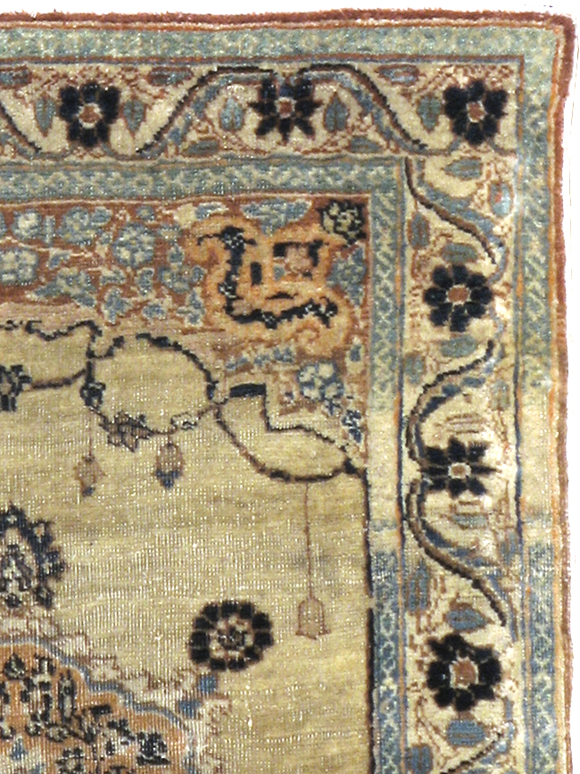 Antique Persian Tabriz Hagi Jalili Rug, No.18516 - Galerie Shabab