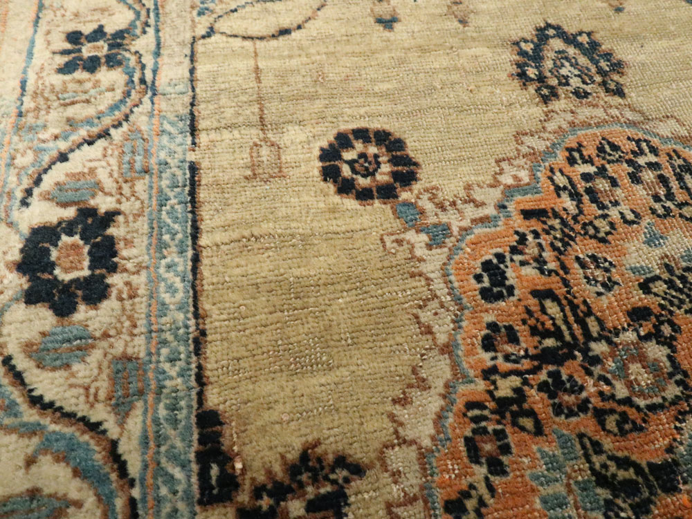 Antique Persian Tabriz Hagi Jalili Rug, No.18516 - Galerie Shabab