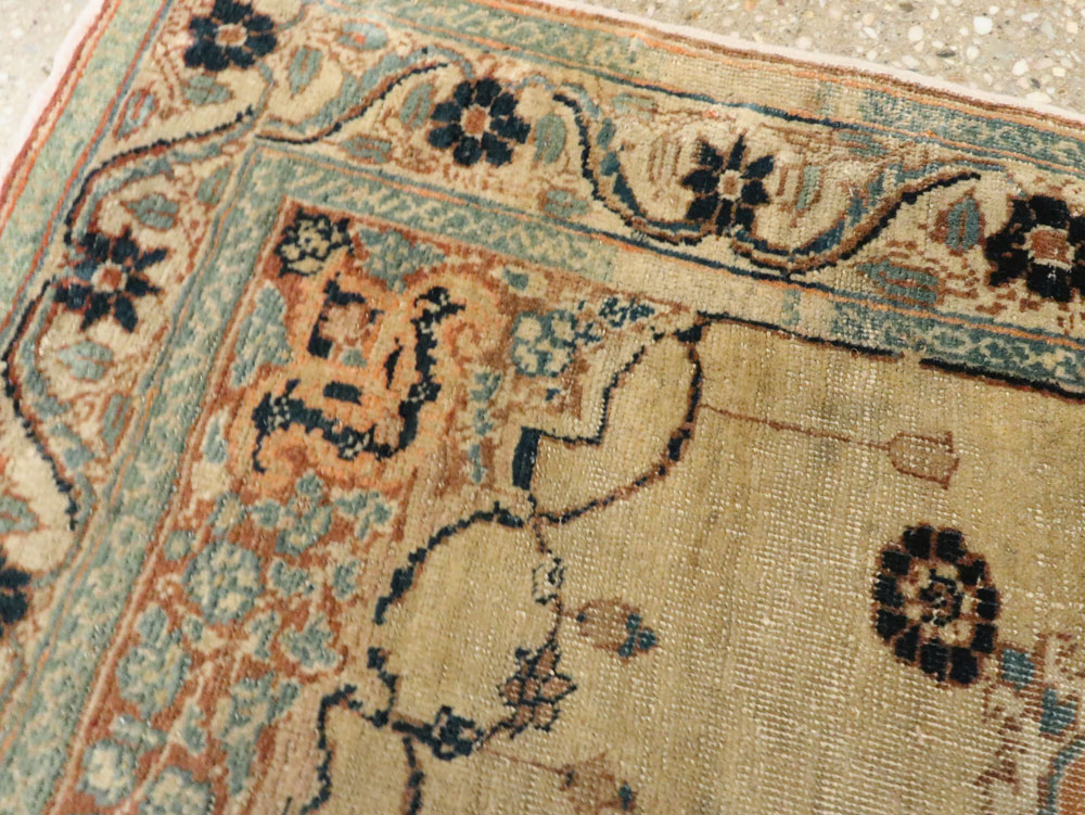 Antique Persian Tabriz Hagi Jalili Rug, No.18516 - Galerie Shabab