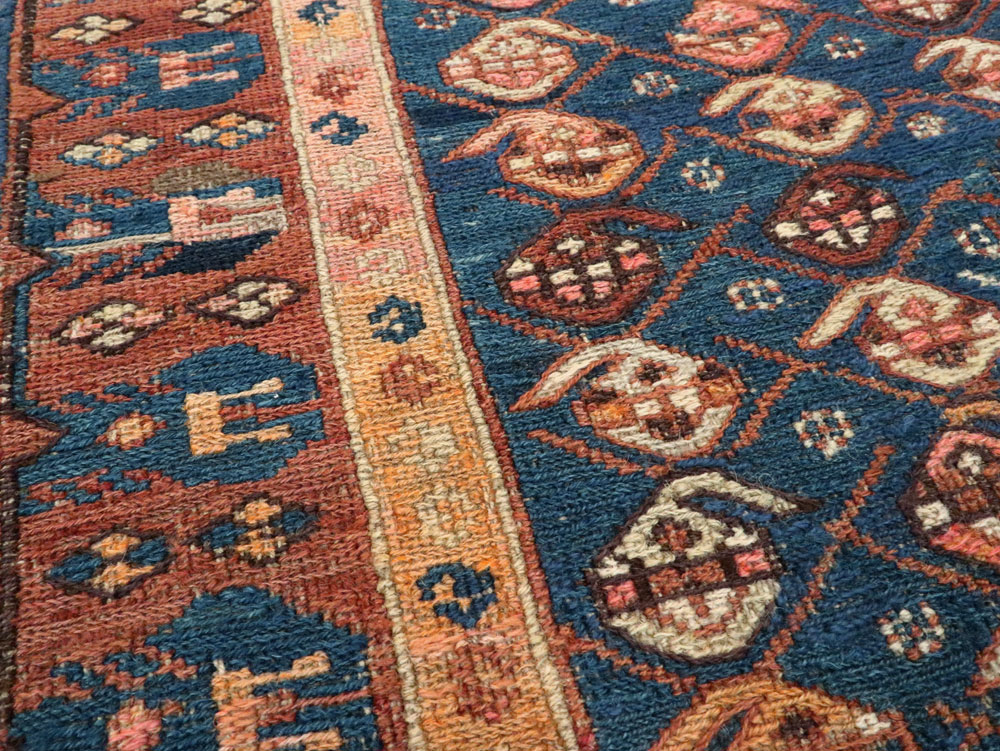 Antique Central Asian Soumak Rug, No.18521 - Galerie Shabab