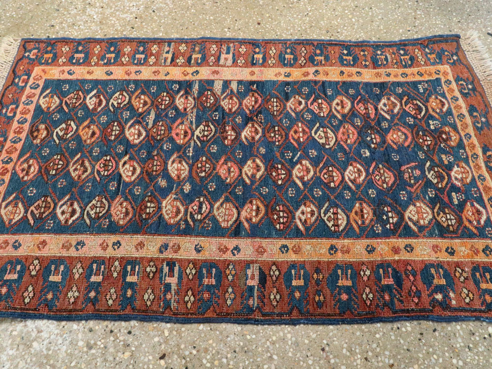 Antique Central Asian Soumak Rug, No.18521 - Galerie Shabab