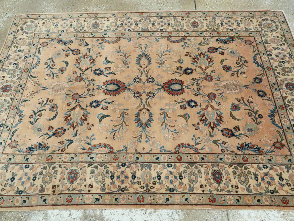 Vintage Persian Tabriz Rug, No.18528 - Galerie Shabab