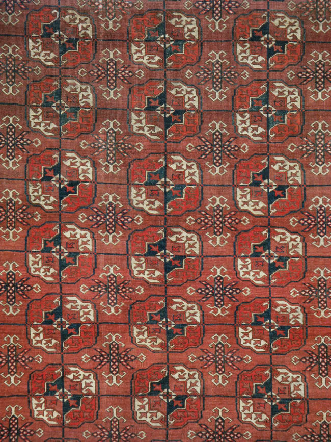 Antique Central Asian Tekke Rug, No.18529 - Galerie Shabab
