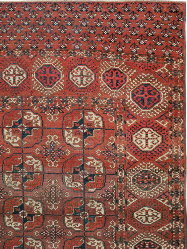 Antique Central Asian Tekke Rug, No.18529 - Galerie Shabab