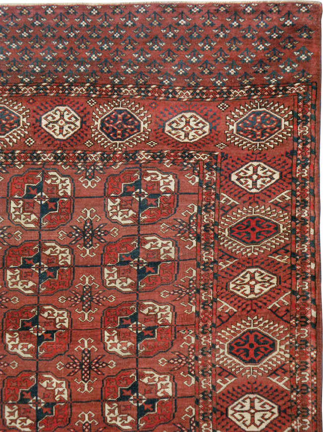Antique Central Asian Tekke Rug, No.18529 - Galerie Shabab