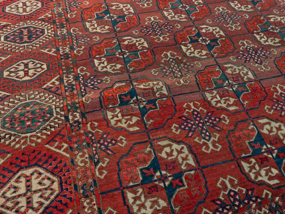 Antique Central Asian Tekke Rug, No.18529 - Galerie Shabab