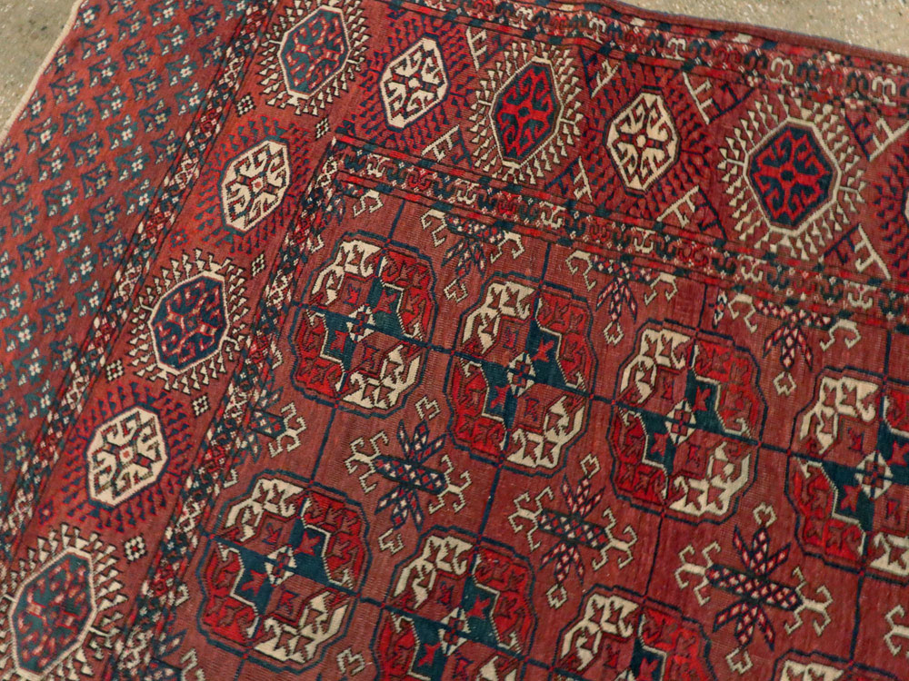 Antique Central Asian Tekke Rug, No.18529 - Galerie Shabab
