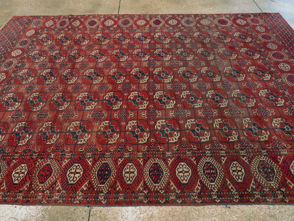 Antique Central Asian Tekke Rug, No.18529 - Galerie Shabab