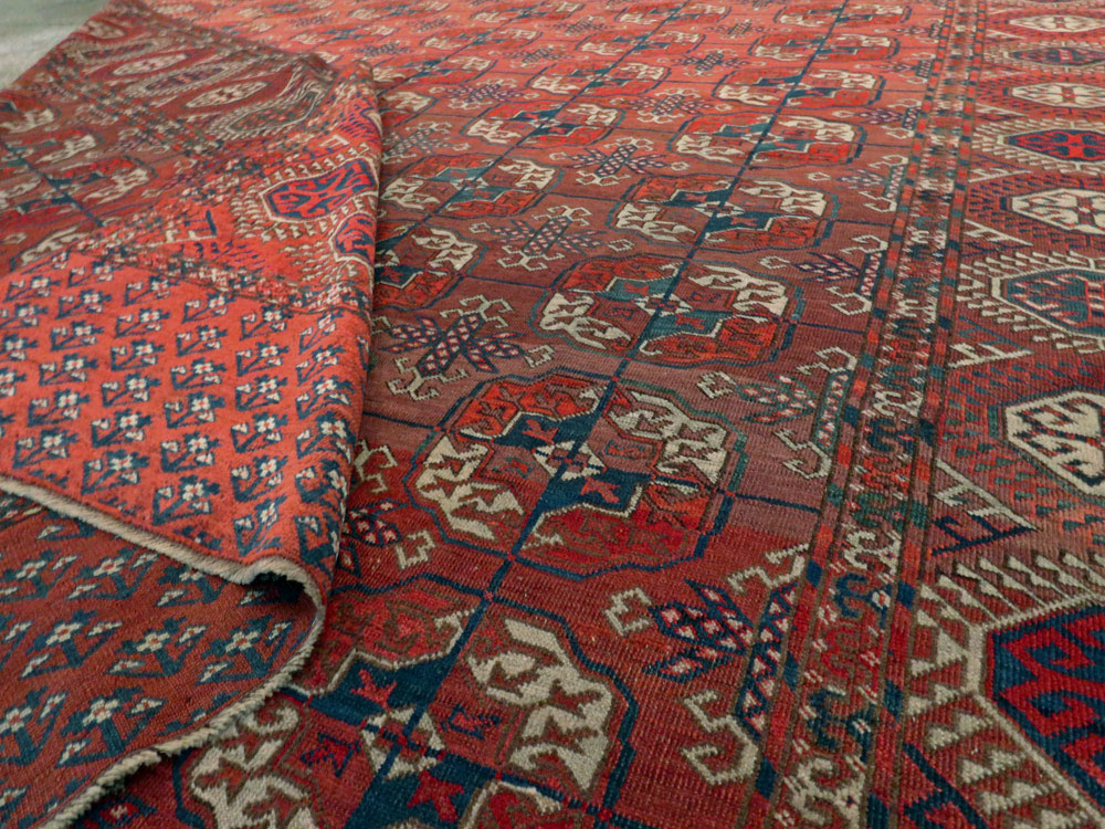 Antique Central Asian Tekke Rug, No.18529 - Galerie Shabab