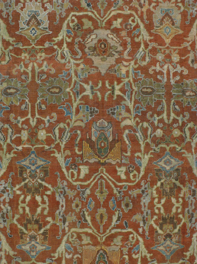 Antique Persian Mahal Carpet, No.18537 - Galerie Shabab