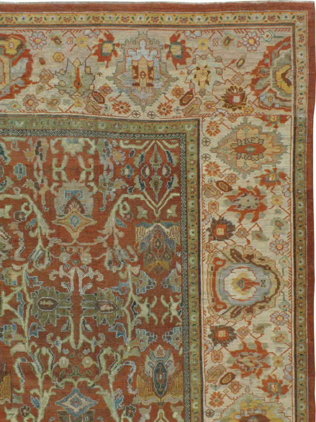 Antique Persian Mahal Carpet, No.18537 - Galerie Shabab