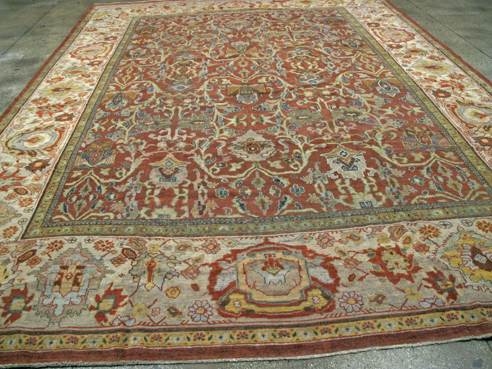 Antique Persian Mahal Carpet, No.18537 - Galerie Shabab