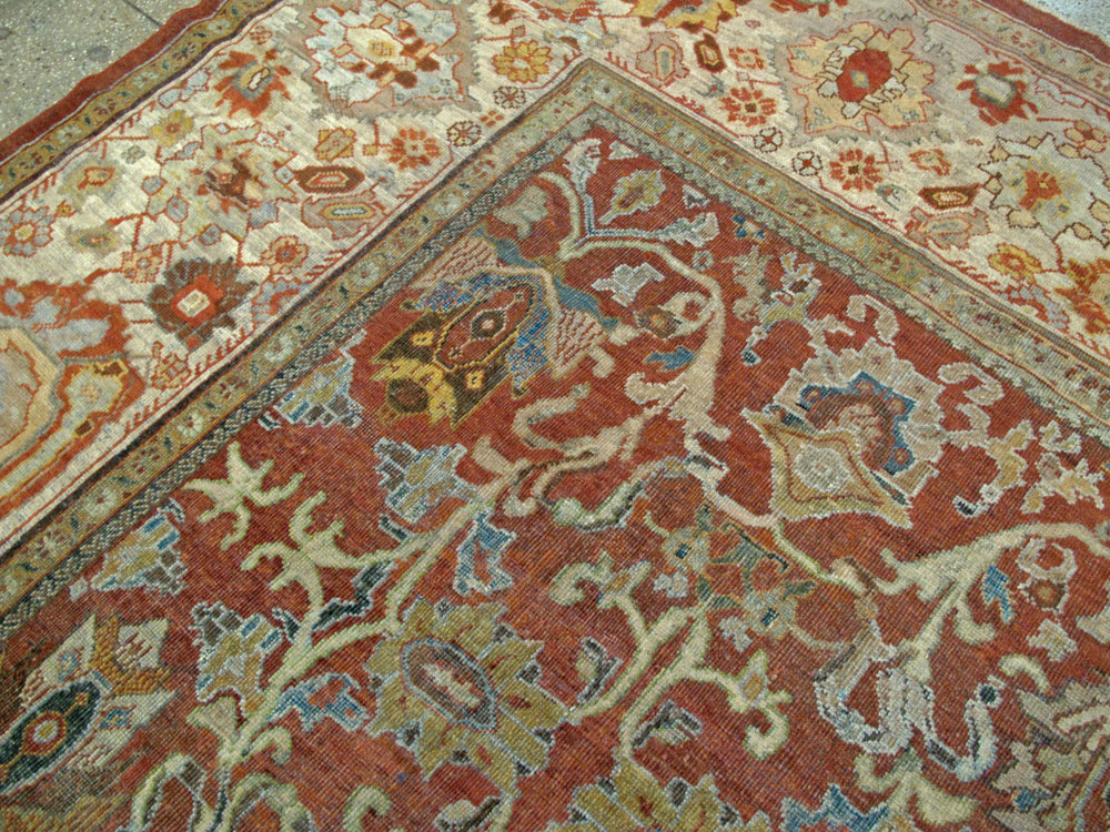 Antique Persian Mahal Carpet, No.18537 - Galerie Shabab