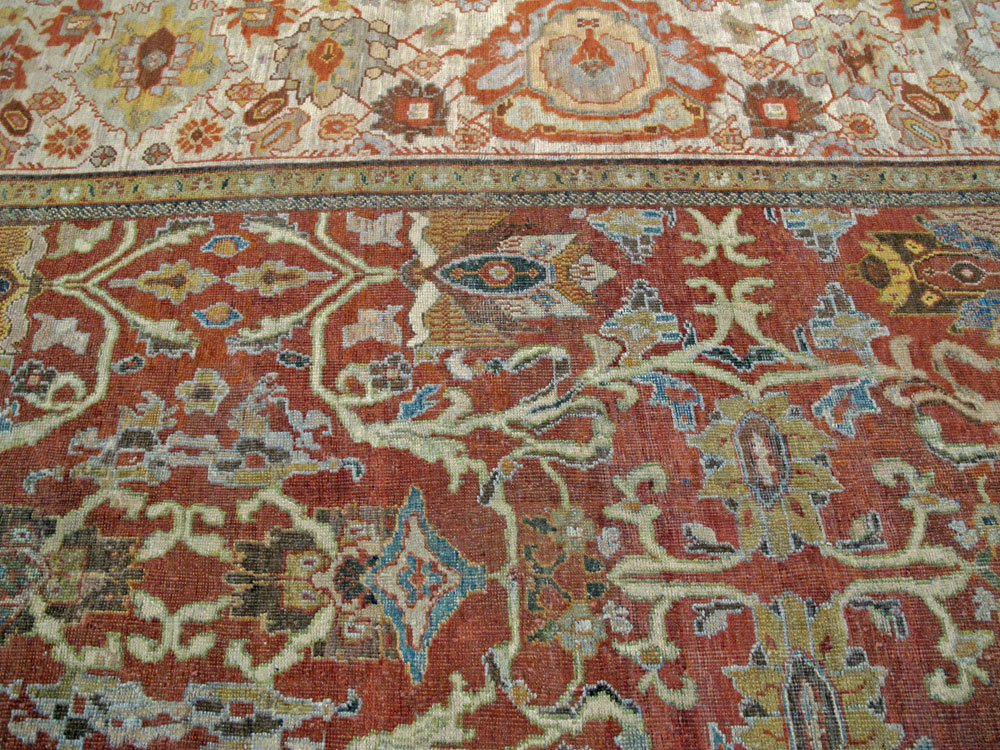 Antique Persian Mahal Carpet, No.18537 - Galerie Shabab