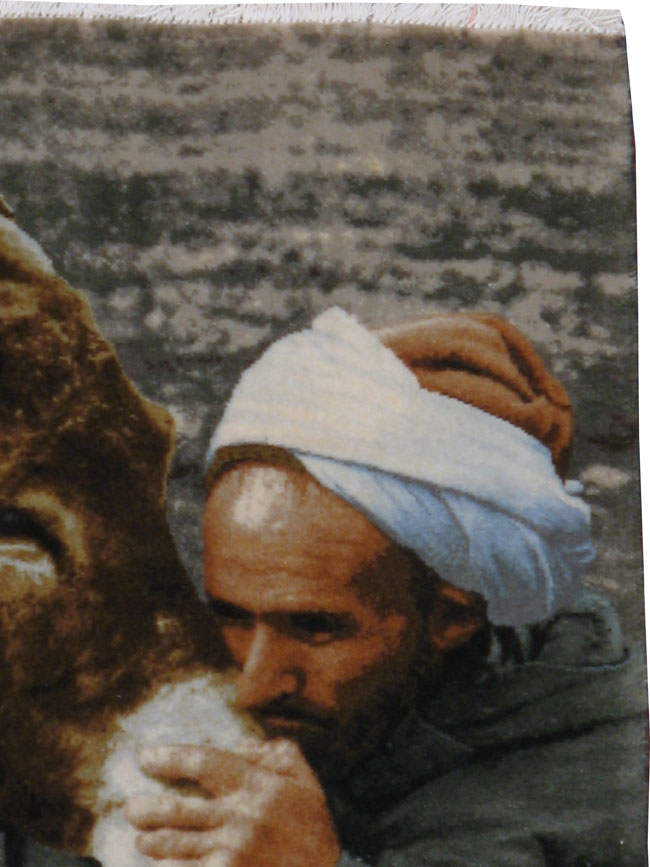 Vintage Persian Tabriz Pictorial Rug, No.18540 - Galerie Shabab