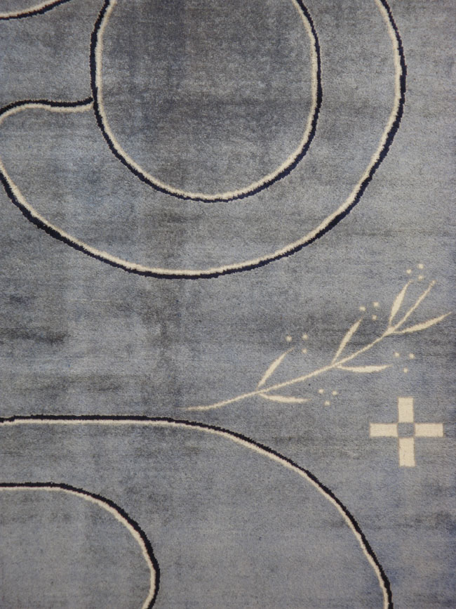 Vintage Mashad Modernist Carpet, No.18541 - Galerie Shabab