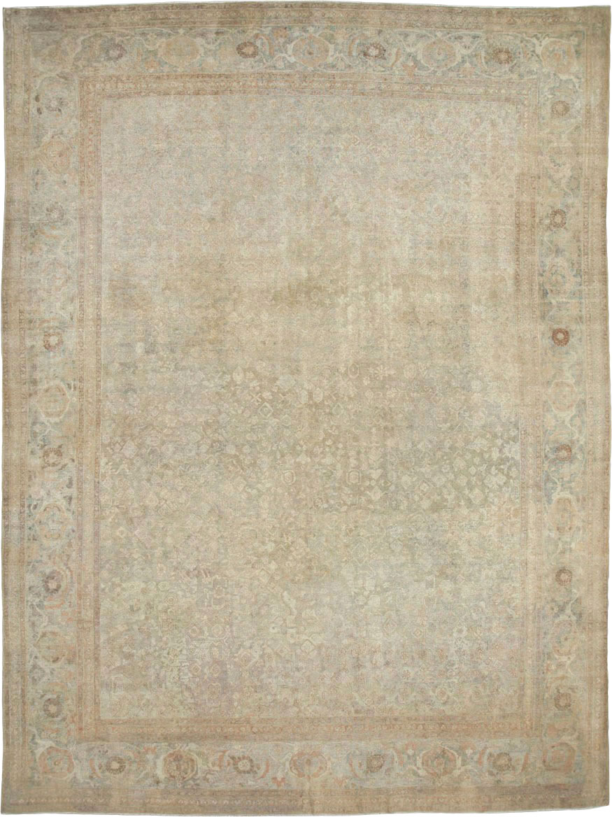Antique Persian Tabriz Carpet, No.18553 - Galerie Shabab