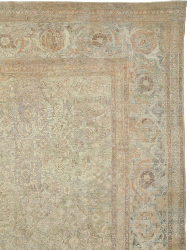 Antique Persian Tabriz Carpet, No.18553 - Galerie Shabab