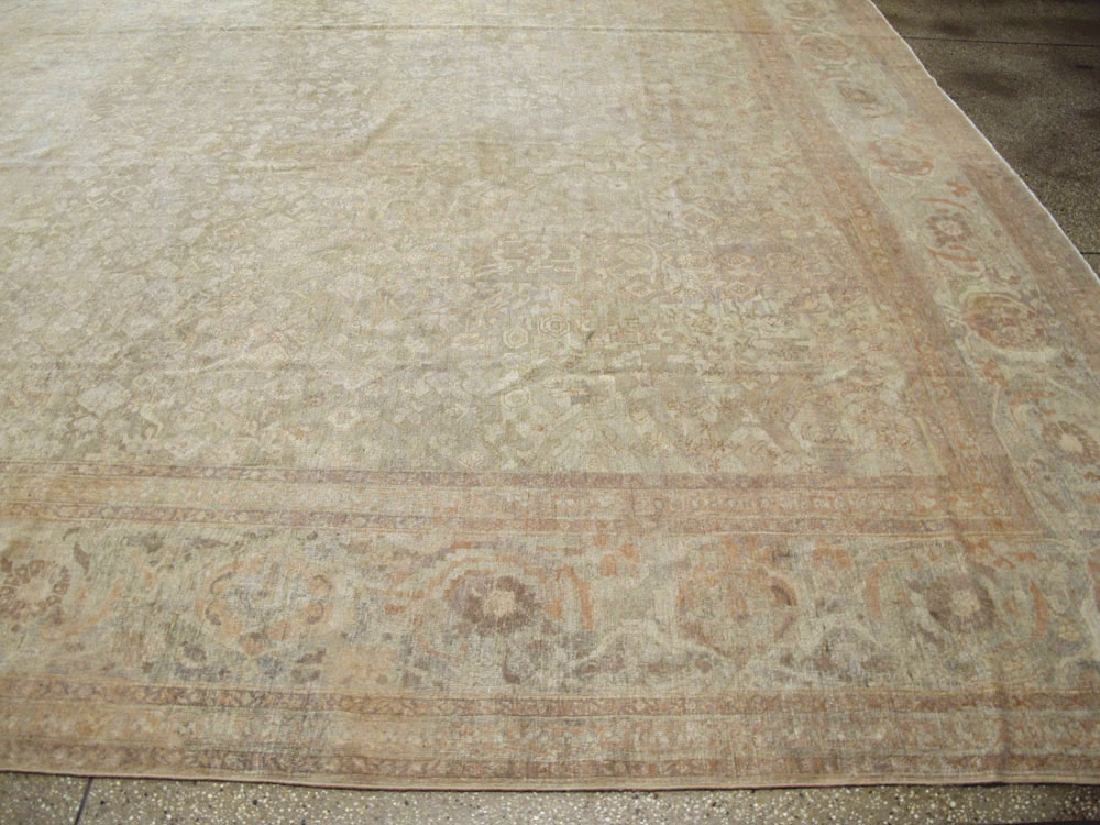 Antique Persian Tabriz Carpet, No.18553 - Galerie Shabab