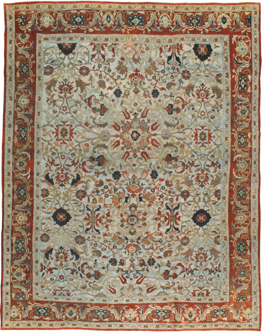 Antique Mahal Carpet, No.18555 - Galerie Shabab