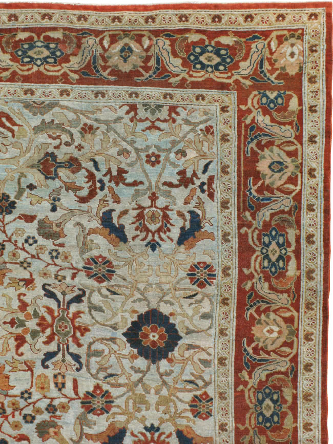 Antique Mahal Carpet, No.18555 - Galerie Shabab